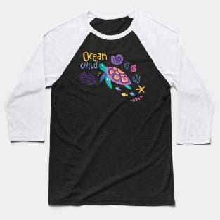 Ocean Child Baseball T-Shirt